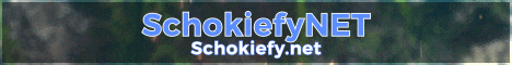 Schokiefy.net banner Schokiefy.net Minecraft server banner