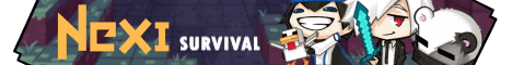 Nexi banner Nexi Minecraft server banner
