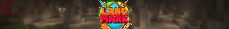 LandmarkMC banner LandmarkMC Minecraft server banner