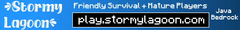 Stormy Lagoon banner Stormy Lagoon Minecraft server banner