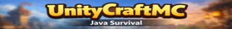 UnityCraftMC banner UnityCraftMC Minecraft server banner