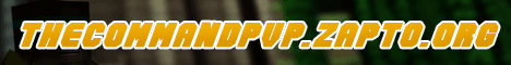 The Command PVP banner The Command PVP Minecraft server banner
