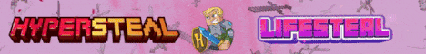 Hypersteal banner Hypersteal Minecraft server banner