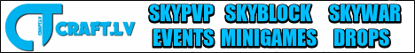 CRAFT.LV banner CRAFT.LV Minecraft server banner
