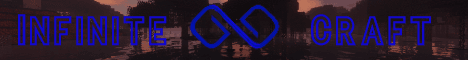 InfiniteCraft banner InfiniteCraft Minecraft server banner