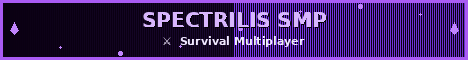 Spectrilis SMP banner Spectrilis SMP Minecraft server banner