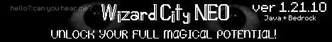 Wizard City NEO banner Wizard City NEO Minecraft server banner