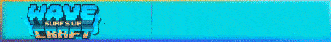 WaveCraft banner WaveCraft Minecraft server banner