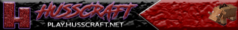 Husscraft banner Husscraft Minecraft server banner