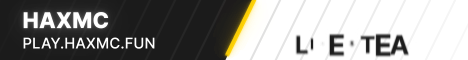 HaxMC banner HaxMC Minecraft server banner