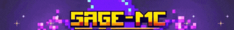 Sage MC banner Sage MC Minecraft server banner