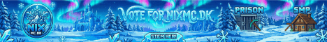 NixMc banner NixMc Minecraft server banner