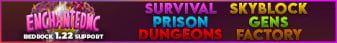 EnchantedMC banner EnchantedMC Minecraft server banner