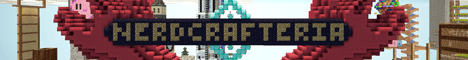 Nerdcrafteria banner Nerdcrafteria Minecraft server banner