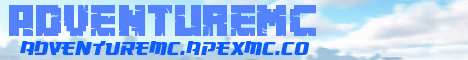 AdventureMC banner AdventureMC Minecraft server banner