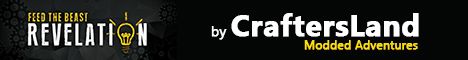 FTB Revelation by CraftersLand banner FTB Revelation by CraftersLand Minecraft server banner