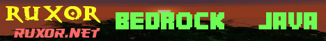 RUXOR banner RUXOR Minecraft server banner