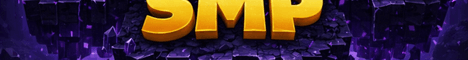 Obsidian SMP banner Obsidian SMP Minecraft server banner
