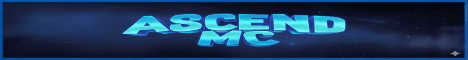 AscendMC banner AscendMC Minecraft server banner