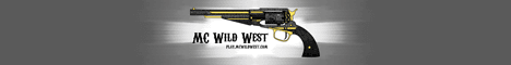 MCWildWest banner MCWildWest Minecraft server banner