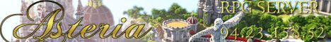 Asteria banner Asteria Minecraft server banner