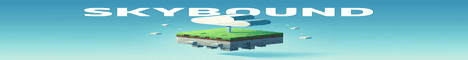 SkyBound banner SkyBound Minecraft server banner