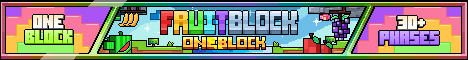 Fruitblock banner Fruitblock Minecraft server banner