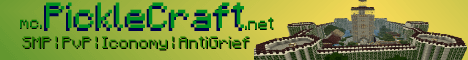 PickleCraft banner PickleCraft Minecraft server banner