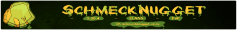 SchmeckNugget banner SchmeckNugget Minecraft server banner