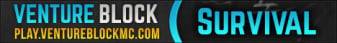 VentureBlockMC banner VentureBlockMC Minecraft server banner