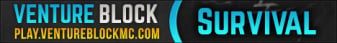 VentureBlockMC banner VentureBlockMC Minecraft server banner