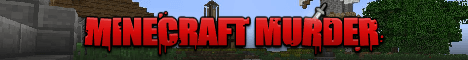 Minecraft Murder banner Minecraft Murder Minecraft server banner
