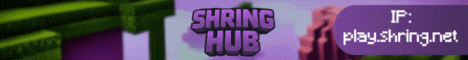 Shring Hub banner Shring Hub Minecraft server banner
