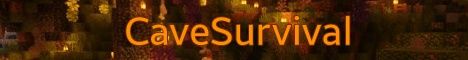 CaveSurvival banner CaveSurvival Minecraft server banner