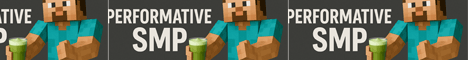 Performative SMP banner Performative SMP Minecraft server banner
