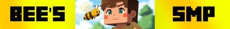 Bees multiplayer banner Bees multiplayer Minecraft server banner