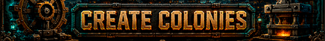 Create Colonies banner Create Colonies Minecraft server banner