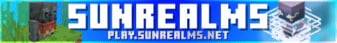 Sun Realms banner Sun Realms Minecraft server banner