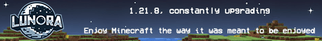 LunoraSMP banner LunoraSMP Minecraft server banner
