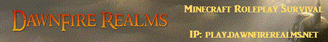 DawnFire Realms - Somnium banner DawnFire Realms - Somnium Minecraft server banner