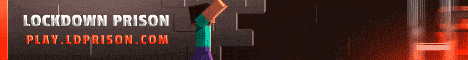Lockdown Prison banner Lockdown Prison Minecraft server banner