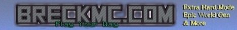 BreckMC Extra Hard Survival banner BreckMC Extra Hard Survival Minecraft server banner