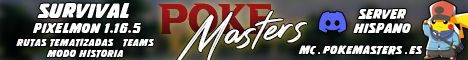 PokeMaster banner PokeMaster Minecraft server banner