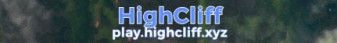 HighCliff banner HighCliff Minecraft server banner