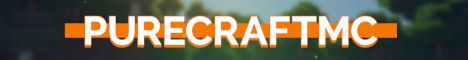 PureCraftMC banner PureCraftMC Minecraft server banner