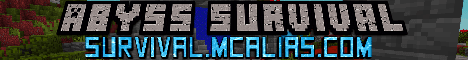 Abyss Semi-Vanilla banner Abyss Semi-Vanilla Minecraft server banner