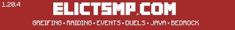 Elict banner Elict Minecraft server banner
