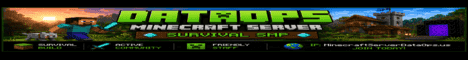 Data Operations Sever banner Data Operations Sever Minecraft server banner