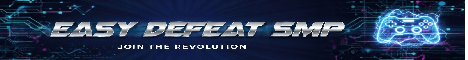 EasyDefeatSMP banner EasyDefeatSMP Minecraft server banner