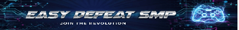 EasyDefeatSMP banner EasyDefeatSMP Minecraft server banner